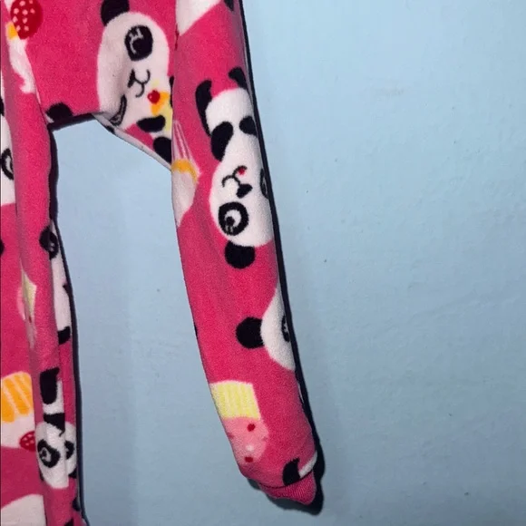 Carter's Pink Panda and Cupcake Footie - Picture 3 of 11